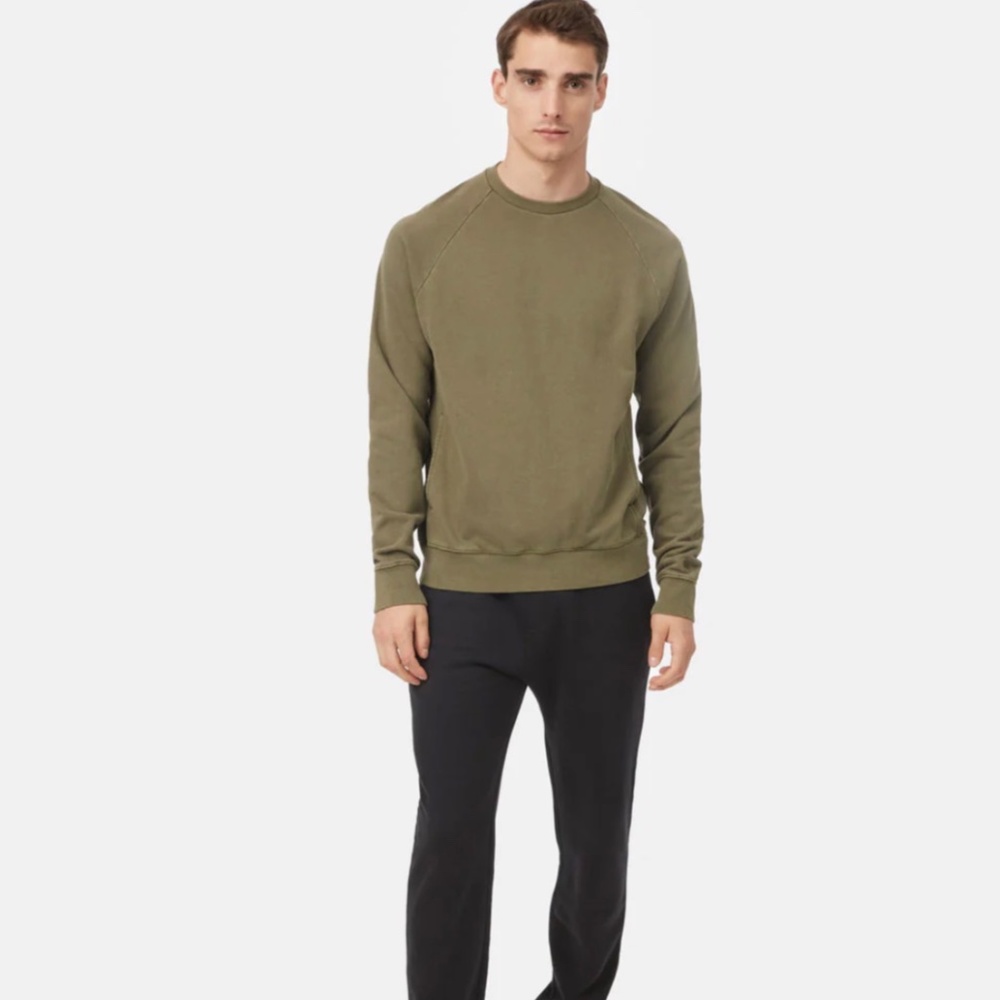Organic French Terry Raglan Crew